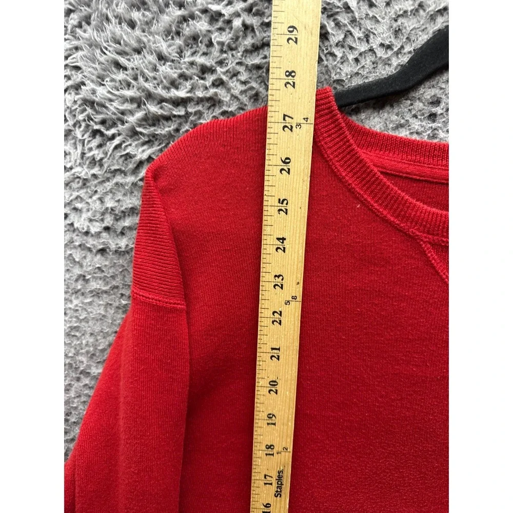 Polo Ralph Lauren Embroidered Pony Crewneck Pullover Sweater Red Mens Size XXL